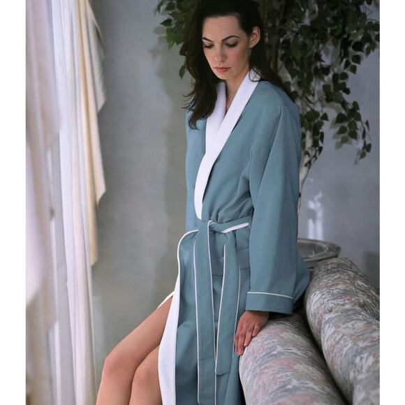 Plush Necessities The Luxe Robe Aqua Size S - Picture 4 of 11